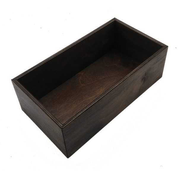 Dark Brown 138mm GN13 Gastronorm ply box display unit plain Dark Brown 138mm GN13 Gastronorm ply box display unit plain