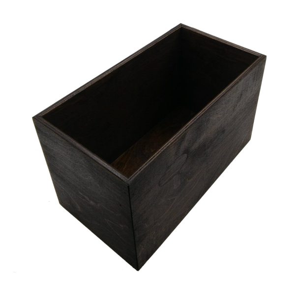 Dark Brown 208mm GN13 Gastronorm painted ply box display unit plain Dark Brown 208mm GN13 Gastronorm painted ply box display unit plain