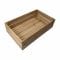 GN1/1 Gastronorm Light Oak Slatted Box Display Unit 530x325x138