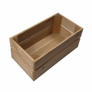 Light Oak Stained 138mm GN13 Gastronorm crate plain