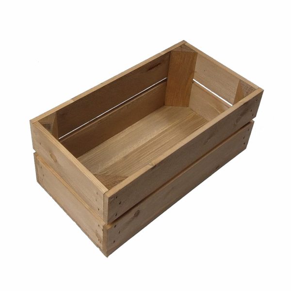 Light Oak Stained 138mm GN13 Gastronorm crate plain Light Oak Stained 138mm GN13 Gastronorm crate plain