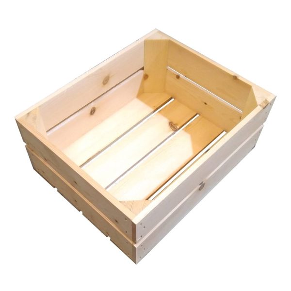 Natural 138mm GN12 Gastronorm rustic box display unit plain Natural 138mm GN12 Gastronorm rustic box display unit plain