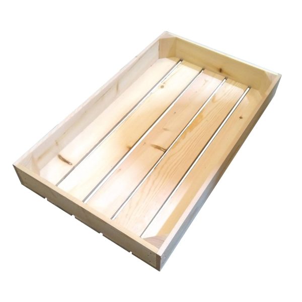 Natural 68mm GN11 Gastronorm rustic box display unit plain Natural 68mm GN11 Gastronorm rustic box display unit plain