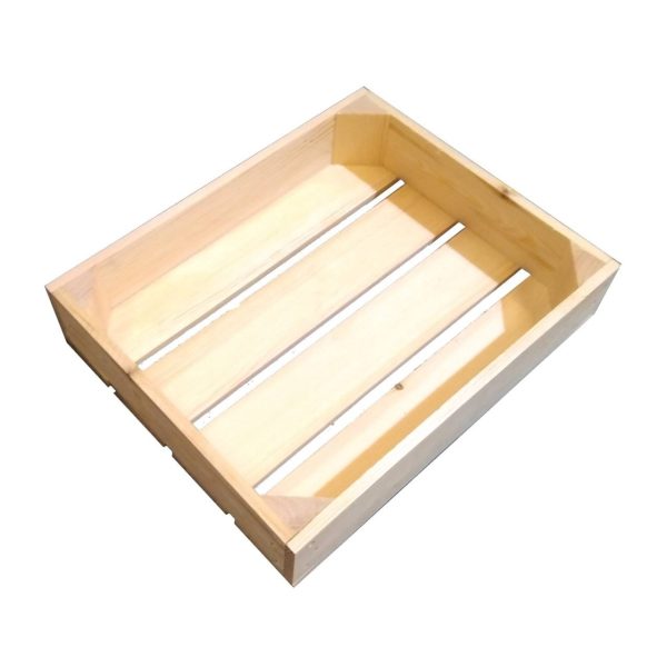 Natural 68mm GN12 Gastronorm rustic box display unit plain Natural 68mm GN12 Gastronorm rustic box display unit plain