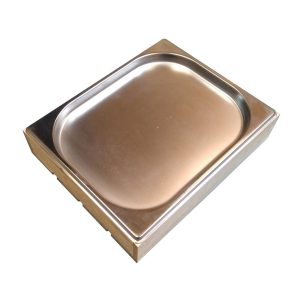 GN1/2 Gastronorm Natural Slatted Box Display Unit 325x265x68