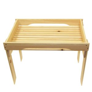 Natural GN1/1 Rustic Slatted Tray Riser 530x325x430
