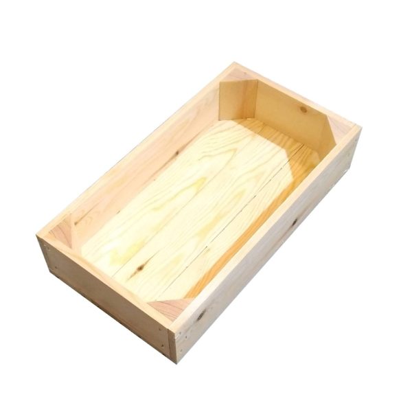 Natural Stained 68mm GN13 Gastronorm crate plain Natural Stained 68mm GN13 Gastronorm crate plain