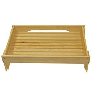 Natural GN1/1 Rustic Slatted Tray Riser 530x325x160