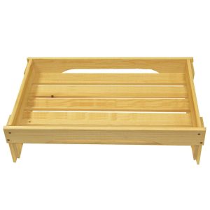 Natural low GN1-1 Rustic Slatted Tray Riser
