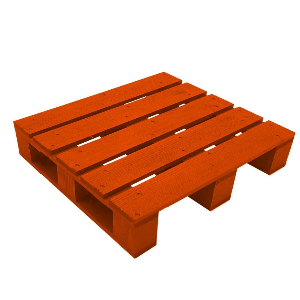 Painted Mini Pallet 354x325x70 | Quirky & Colourful Displays | Ligneus UK