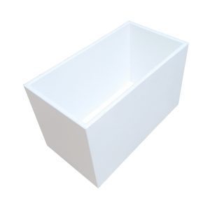 White 208mm GN13 Gastronorm painted ply box display unit plain
