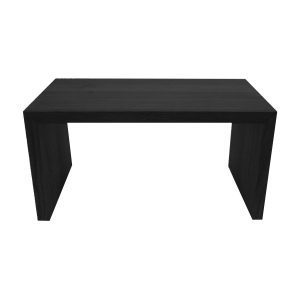 black Painted Square Oak Riser 350x180x180
