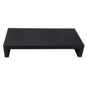 black Painted Square Oak Riser 350x180x60