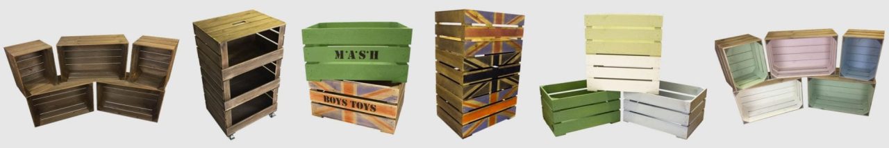 Wooden Crates Ideal For Point Of, Wooden Storage Crates Uk