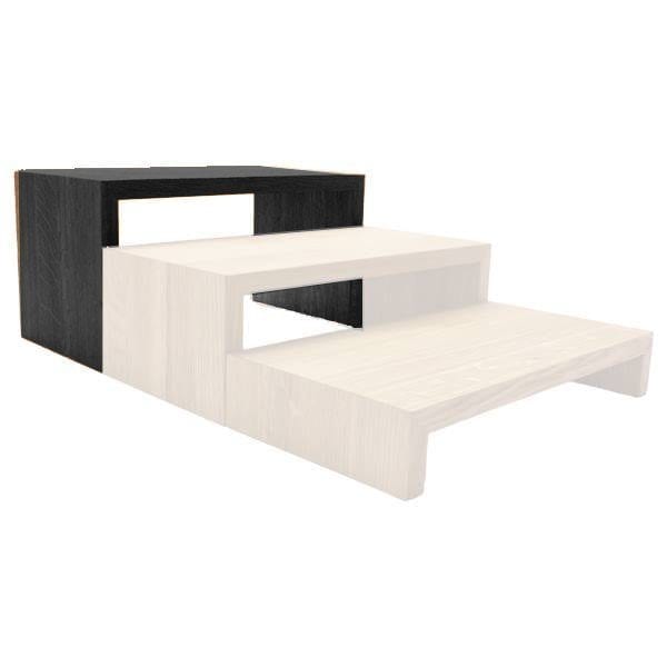high black square oak riser high black square oak riser
