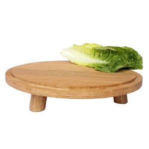 lacquered Oak Milking Stool 290Dx70