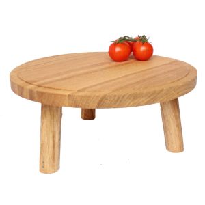 lacquered Oak Milking Stool 290Dx140