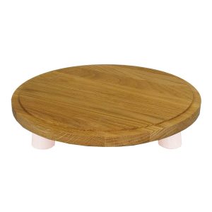 Cherrington Pink Dipped Oak Milking Stool 290Dx70