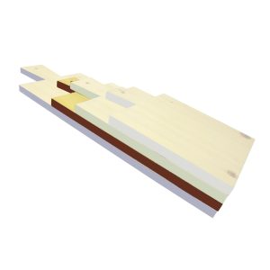 500mm painted retro edge paddle in SET