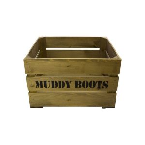 Rustic Muddy Boots Crate 500x370x250