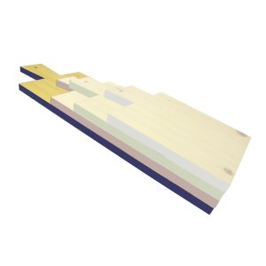 600mm painted retro edge paddle in SET