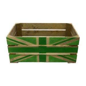 Rustic Green Jack Crate 600x370x250