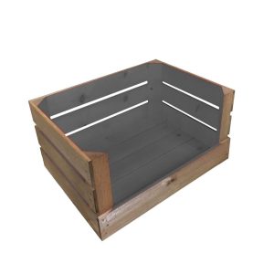 Drop Front Amberley Grey Colour Burst Crate 500x370x250