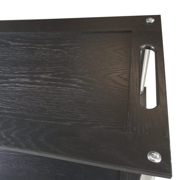 Bourton Black Oak Hospitality Trolley top tier detail Bourton Black Oak Hospitality Trolley top tier detail