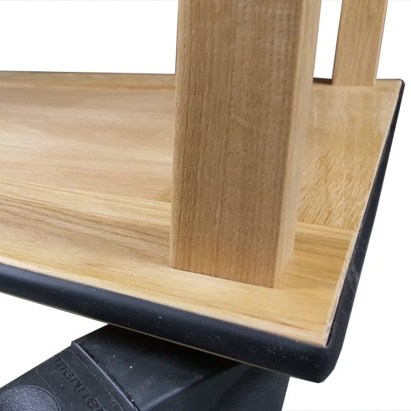 Burford Natural Oak Hospitality Trolley bumper detail Burford Natural Oak Hospitality Trolley bumper detail