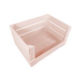 Cherington Pink 500mm Drop Front Painted Crate