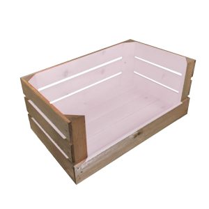 Cherington Pink colour burst drop front crate 600x370x250