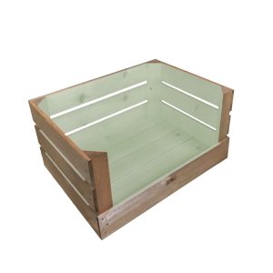 Drop Front Frampton Green Colour Burst Crate 500x370x250