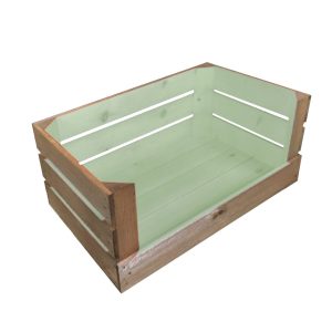 Drop Front Frampton Green Colour Burst Crate 600x370x250