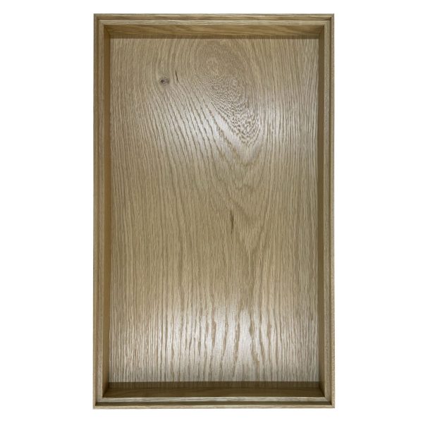 GN1/1 ribbed oak stacker box 530x325x40 top view GN1/1 ribbed oak stacker box 530x325x40 top view