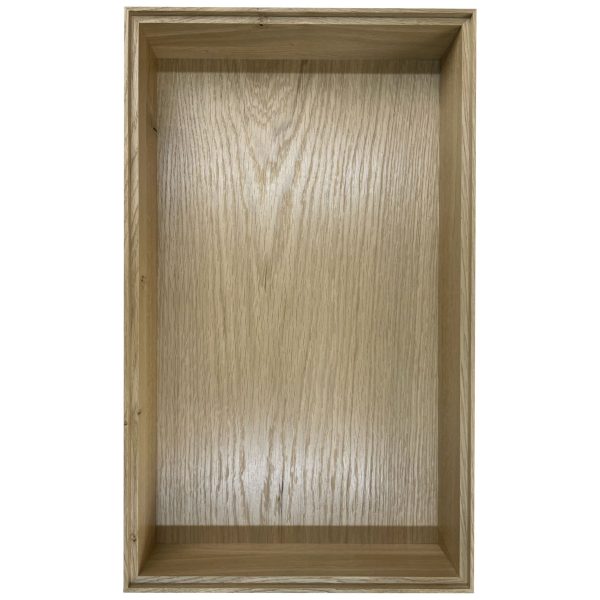 GN1/1 ribbed oak stacker box 530x325x80 top view GN1/1 ribbed oak stacker box 530x325x80 top view