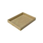 GN1/2 Natural ribbed oak stacker box 325x264x40