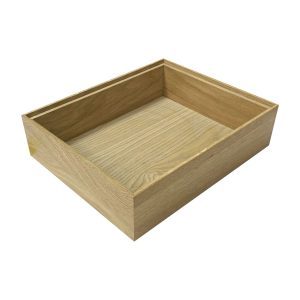 GN1/2 plain oak stacker box 325x264x80