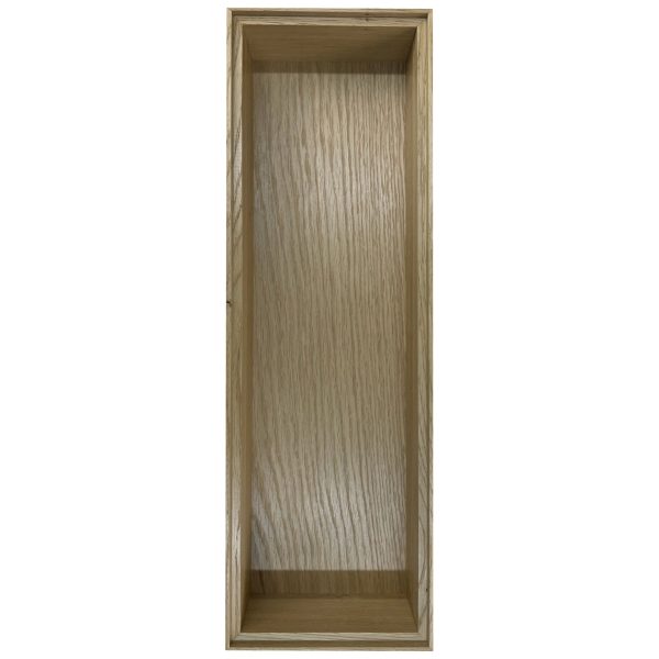 GN2/4 Natural ribbed oak stacker box 530x162x80 top view GN2/4 Natural ribbed oak stacker box 530x162x80 top view