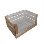 Gretton Grey colour burst drop front crate 500x370x250