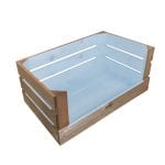 Nailsworth Blue colour burst drop front crate 600x370x250