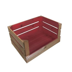 Drop Front Sherston Claret Colour Burst Crate 500x370x250