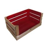 Sherston Claret colour burst drop front crate 600x370x250