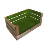 Tetbury Green colour burst drop front crate 600x370x250