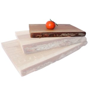 medium 250mm Rustic Bark Edged Oak Chopping Board