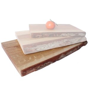 x large 350mm Rustic Bark Edged Oak Chopping board