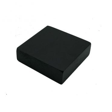 Black Block Riser 145x145x45 | merchandise display | Ligneus UK