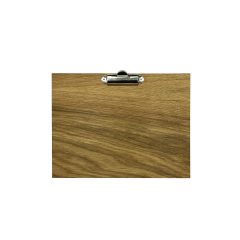 oak veneered clipboard with clip 175x230x6
