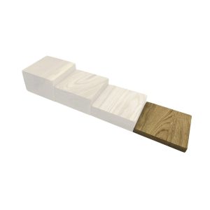 oiled rustic oiled rustic block riser 145x145x18 in setblock riser 145x145x18 in set