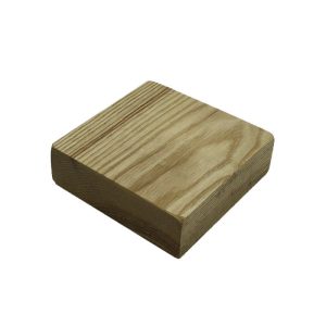 oiled rustic block riser 145x145x45