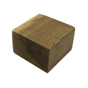 oiled rustic block riser 145x145x95